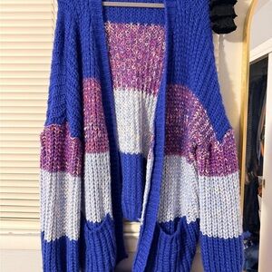 Cara and the Sky Oversized Olivia Cardigan